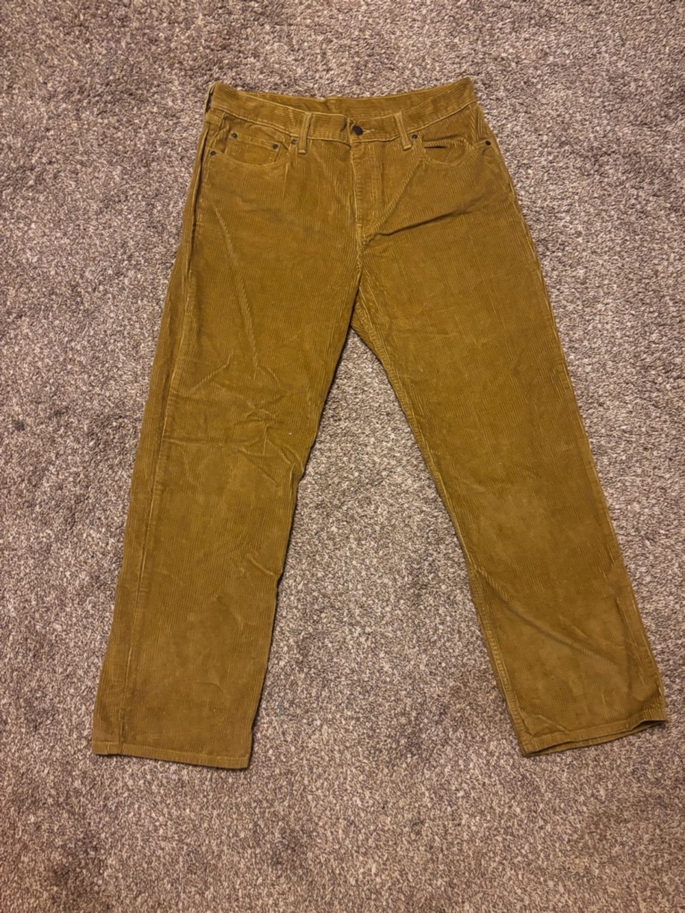 Levi's Men's Corduroy Pants in Mustard